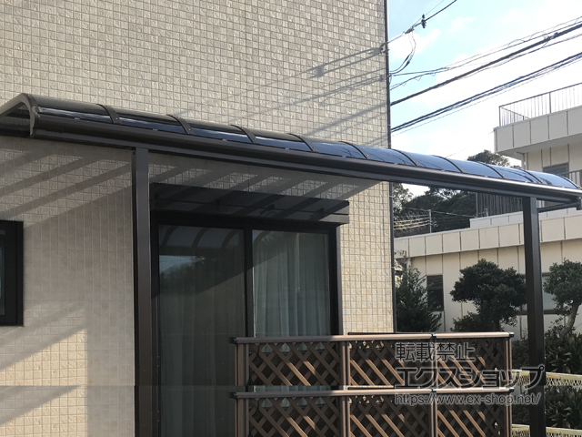 神奈川県横須賀市ののテラス屋根 ヴェクターテラス R型 テラスタイプ 単体 積雪〜20cm対応 施工例