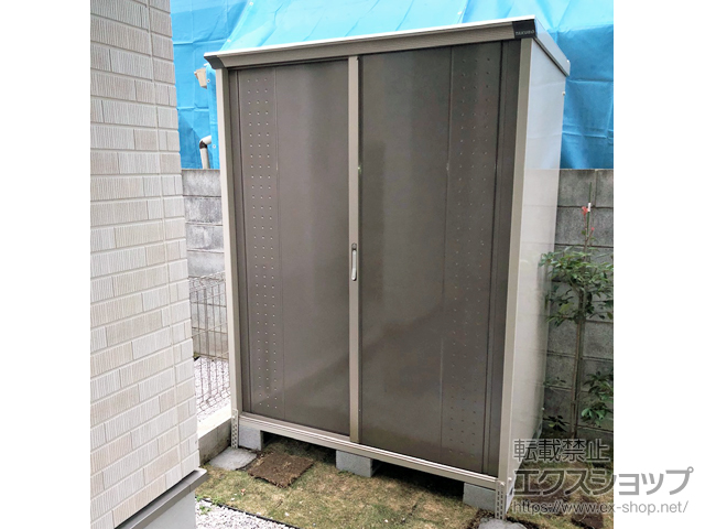 東京都杉並区のの物置・屋外倉庫 グランプレステージジャンプ 1488×900×1900 GP-159A-T-CB 施工例