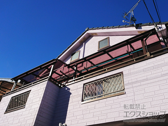 埼玉県新座市ののバルコニー・ベランダ屋根 ヴェクターテラス R型 屋根タイプ 単体 積雪〜20cm対応 施工例