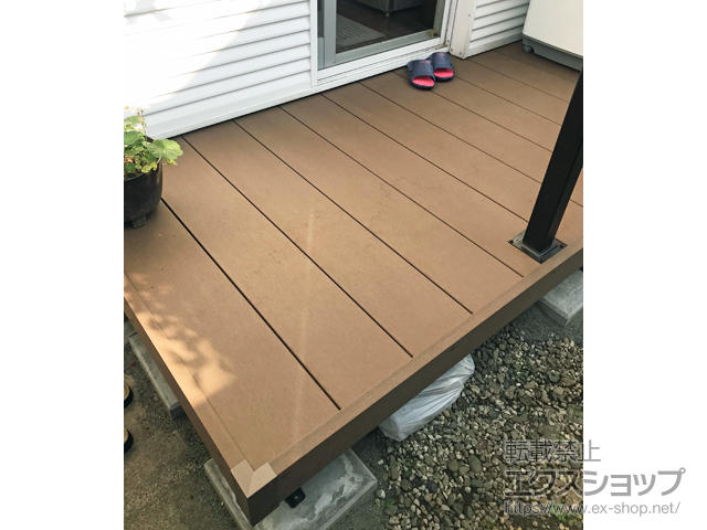 東京都三鷹市ののウッドデッキ リウッドデッキ 200 施工例
