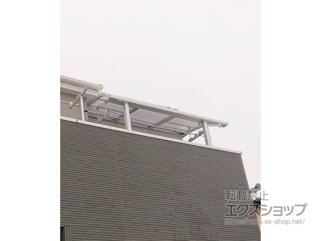 千葉県四街道市ののテラス屋根 スピーネ R型 テラスタイプ 単体 積雪〜20cm対応 施工例