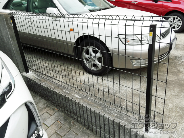 東京都西東京市ののフェンス・柵 イーネットフェンス1F型 自由柱タイプ 施工例