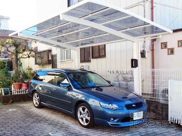 栃木県佐野市ののカーポート ネスカR 積雪〜20cm対応 台風補償付 施工例