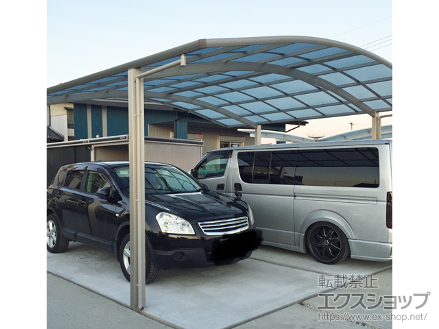 岐阜県本巣市ののカーポート レイナツインポートグラン　積雪〜20cm対応 施工例