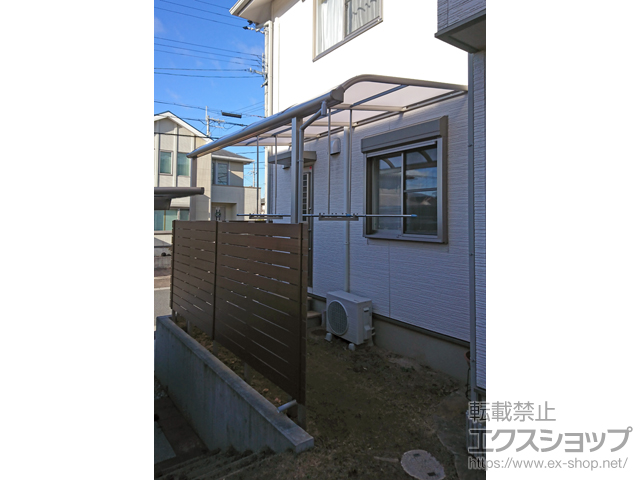 奈良県生駒市ののテラス屋根 ヴェクターテラス R型 テラスタイプ 単体 積雪〜20cm対応 施工例