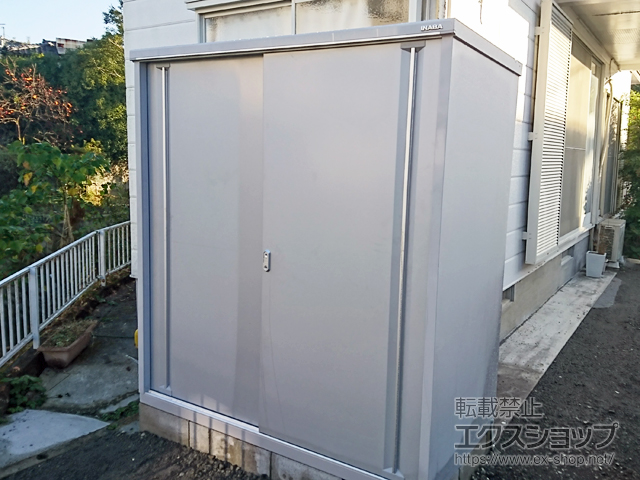 宮崎県東諸県郡国富町のの物置・屋外倉庫 シンプリー 一般型 1740×905×1903 MJX-179E-FS 施工例