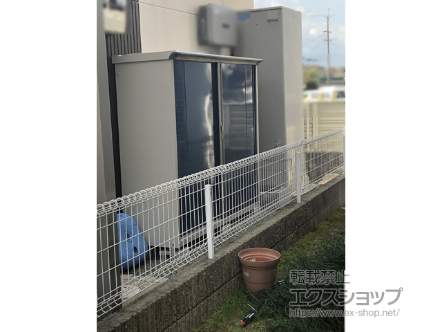 大阪府堺市のの物置・屋外倉庫 グランプレステージジャンプ 1879×530×1600 GP-195B-F-DB 施工例