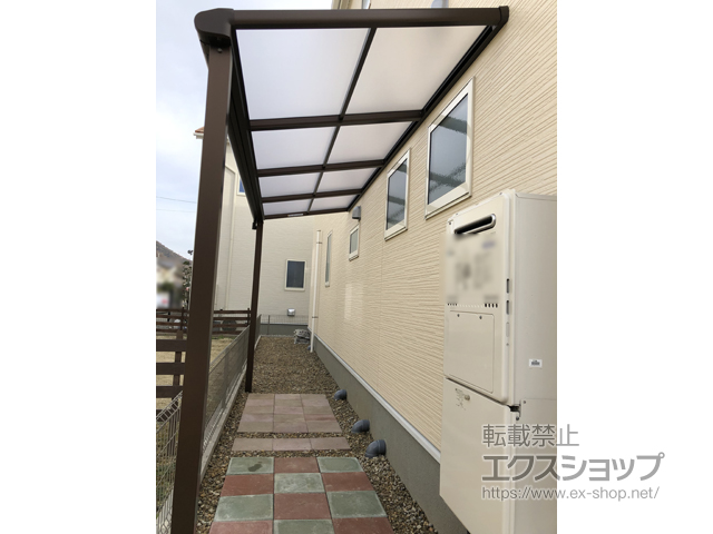 岐阜県岐阜市ののテラス屋根 ヴェクターテラス F型 テラスタイプ 単体 積雪〜20cm対応 施工例