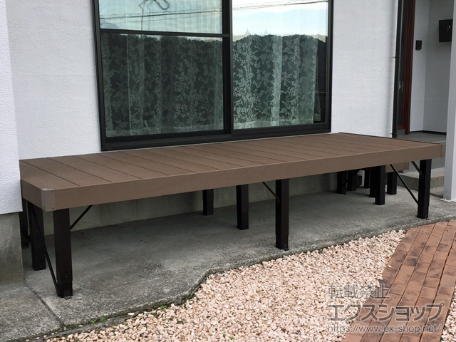 静岡県熱海市ののウッドデッキ リウッドデッキ 200 施工例