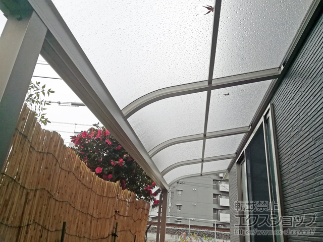 滋賀県草津市ののテラス屋根 ヴェクターテラス R型 テラスタイプ 単体 積雪〜20cm対応 施工例