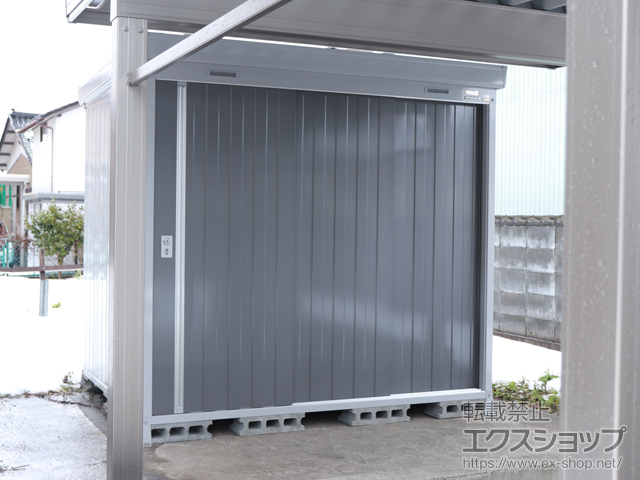 山形県東田川郡庄内町のの物置・屋外倉庫 ネクスタ 一般型 2210×1790×2020 NXN-40S-PG 施工例