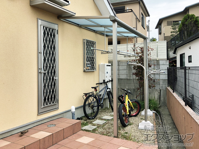 大阪府豊中市ののテラス屋根 ヴェクターテラス F型 テラスタイプ 単体 積雪〜20cm対応 施工例