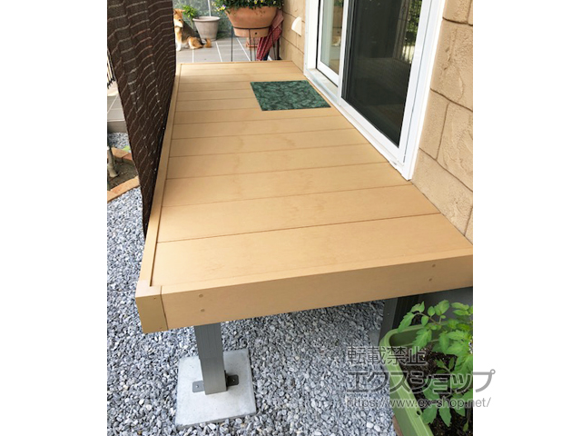 神奈川県横浜市ののウッドデッキ リウッドデッキ 200 施工例