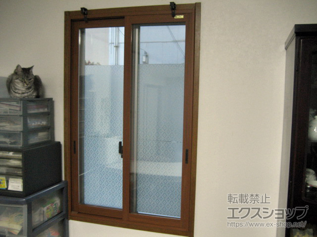 岐阜県大垣市のの二重窓（内窓） インプラス ダストバリア仕様 引違い窓 2枚建 施工例