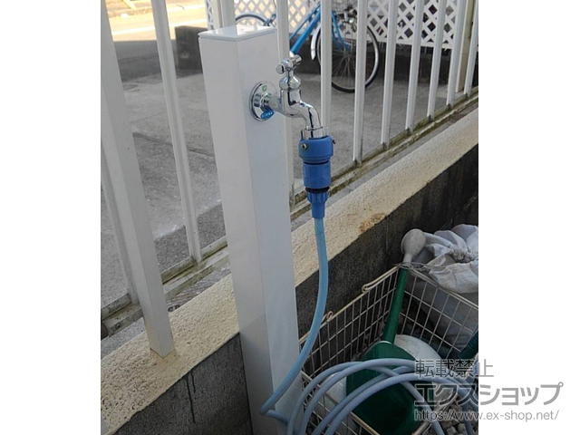 神奈川県横浜市のの立水栓・ガーデンシンク 立水栓ユニット コロル 施工例