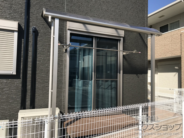 兵庫県明石市ののテラス屋根 ヴェクターテラス R型 テラスタイプ 単体 積雪〜20cm対応 施工例