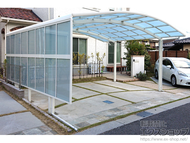 福岡県北九州市ののカーポート レイナツインポートグラン　積雪〜20cm対応 施工例