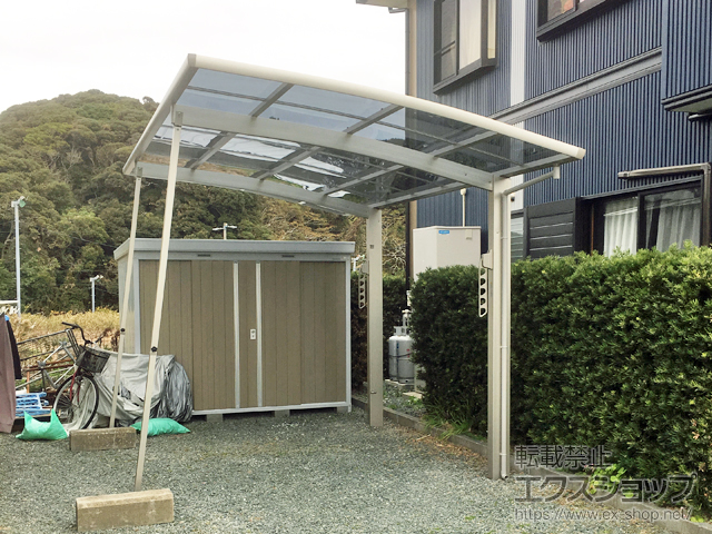 静岡県御前崎市ののカーポート レイナポートグラン　積雪〜20cm対応 施工例