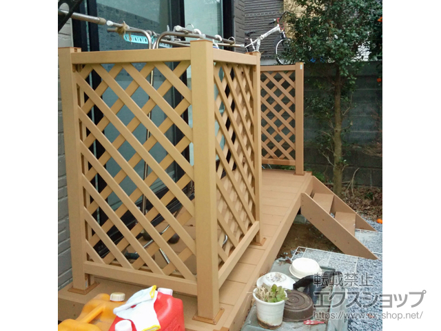 神奈川県横浜市ののウッドデッキ リウッドデッキ 200 施工例