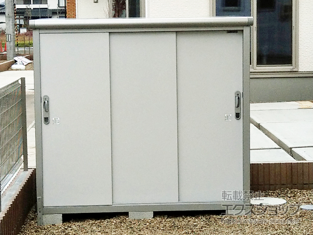 宮城県名取市のの物置・屋外倉庫 エスモ 一般型 1650×900×1501（ESE-1609E） ESE-1609E-PW 施工例