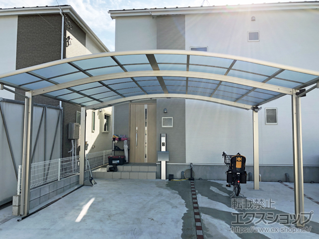 茨城県牛久市ののカーポート レイナツインポートグラン　積雪〜20cm対応 施工例