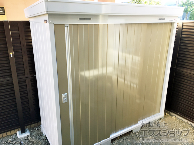 静岡県静岡市のの物置・屋外倉庫 ネクスタ 一般型 2210×950×2020（NXN-21S） NXN-21S-MB 施工例