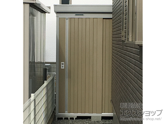 栃木県佐野市のの物置・屋外倉庫 ネクスタ 一般型 2210×950×2020 NXN-21S-MB 施工例