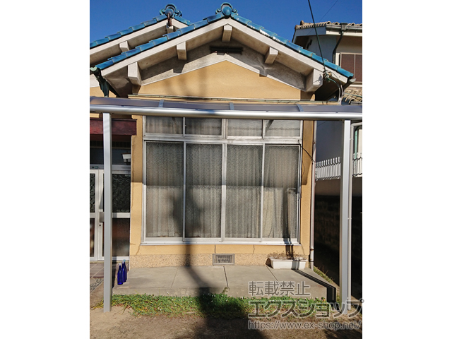 大阪府東大阪市ののテラス屋根 ヴェクターテラス R型 テラスタイプ 単体 積雪〜20cm対応 施工例