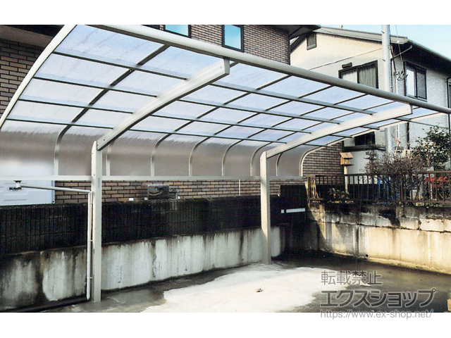 宮城県遠田郡美里町ののカーポート レイナキャップポートグラン　積雪〜20cm対応 施工例