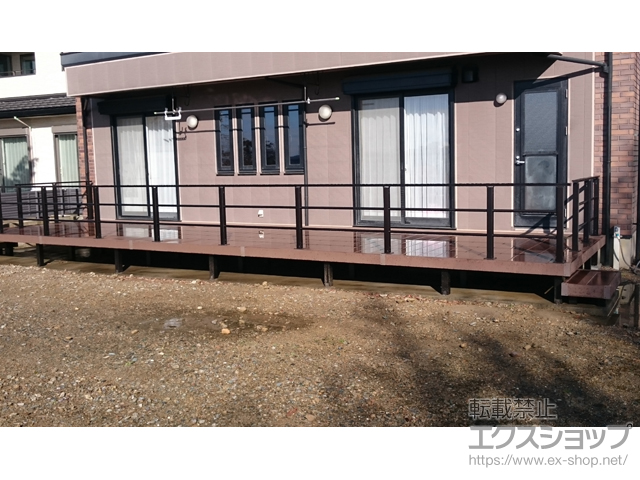 静岡県浜松市ののウッドデッキ リウッドデッキ 200 施工例