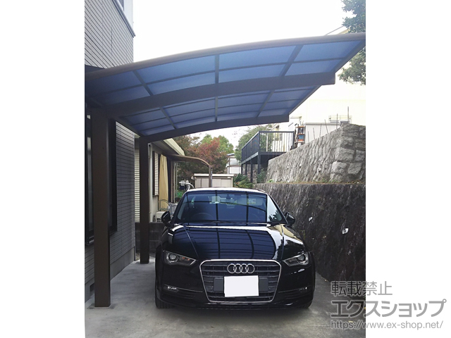 愛知県春日井市ののカーポート プレシオスポート 積雪〜20cm対応 施工例