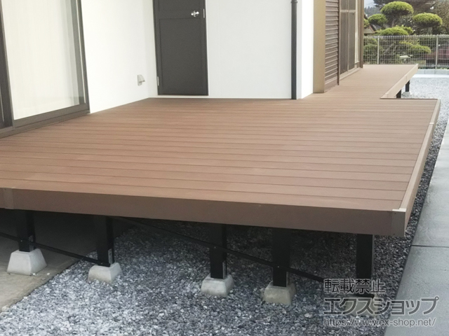 宮崎県小林市ののウッドデッキ リウッドデッキ 200 施工例