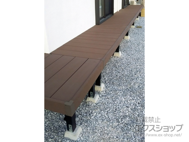 宮崎県小林市ののウッドデッキ リウッドデッキ 200 施工例