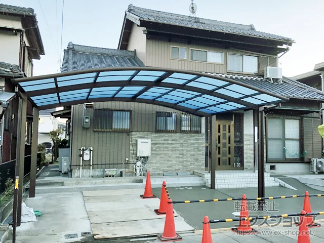 愛知県清須市のYKKAPのカーポート レイナツインポートグラン　積雪～20cm対応 施工例