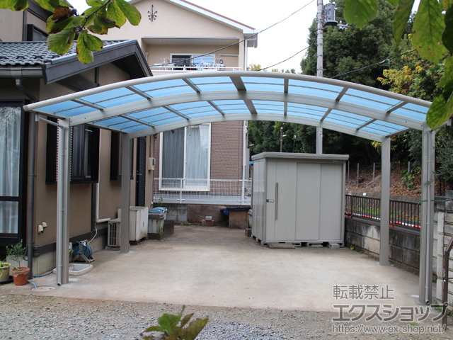 埼玉県ふじみ野市ののカーポート レイナツインポートグランZ　積雪〜20cm対応 施工例