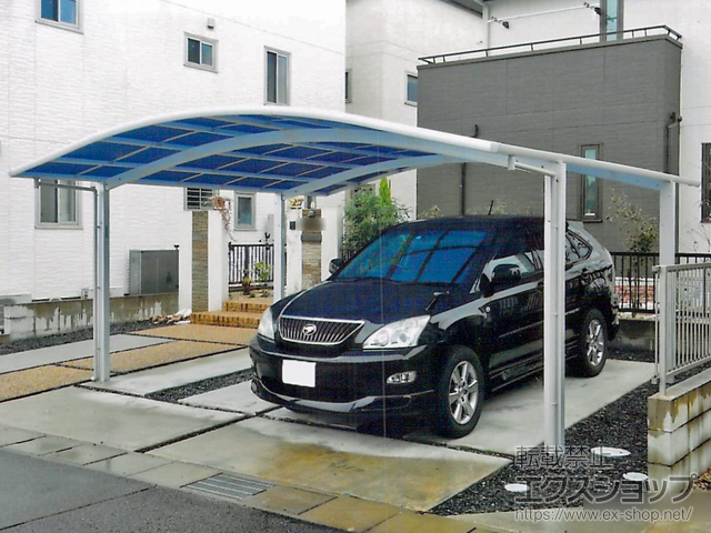 岐阜県多治見市ののカーポート レイナツインポートグラン　積雪〜20cm対応 施工例