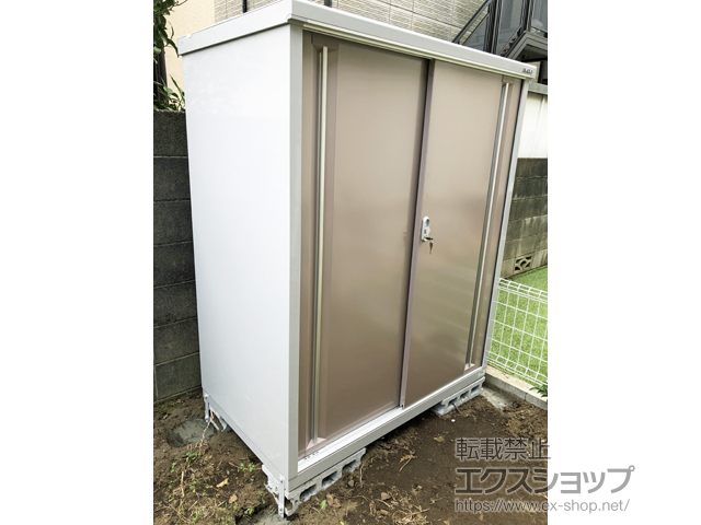 神奈川県横浜市のの物置・屋外倉庫 シンプリー 一般型 1320×755×1603（MJX-137D-P） MJX-137D-P-AR 施工例