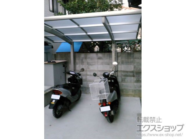 兵庫県神戸市ののサイクルポート・駐輪場 プレシオスポート ミニ 積雪〜20cm対応 施工例