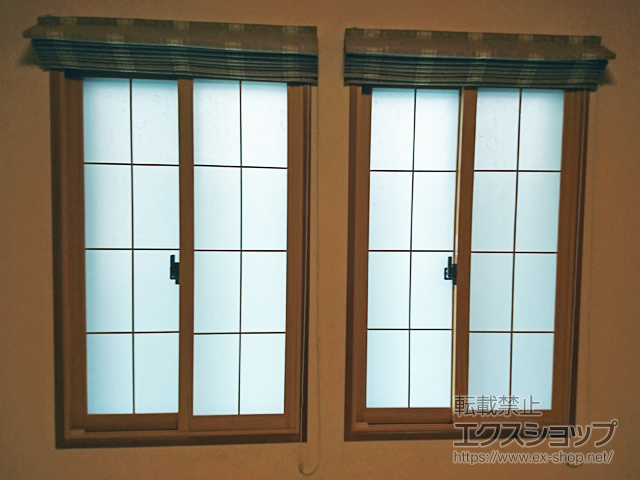 新潟県胎内市のの二重窓（内窓） インプラス ダストバリア仕様 引違い窓 2枚建 施工例