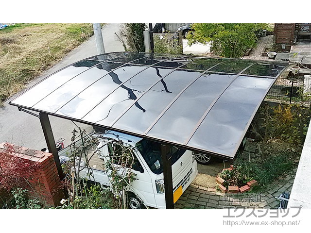 兵庫県川辺郡猪名川町ののカーポート レイナツインポートグラン　積雪〜20cm対応 施工例