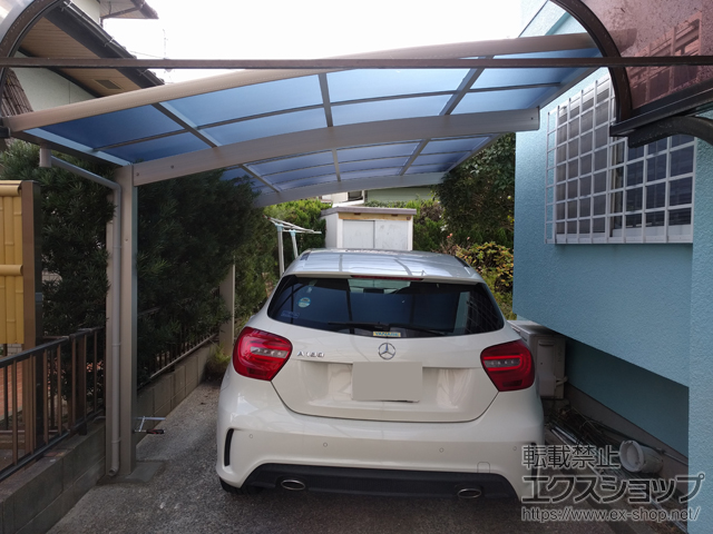 福岡県春日市ののカーポート プレシオスポート 積雪〜20cm対応 施工例