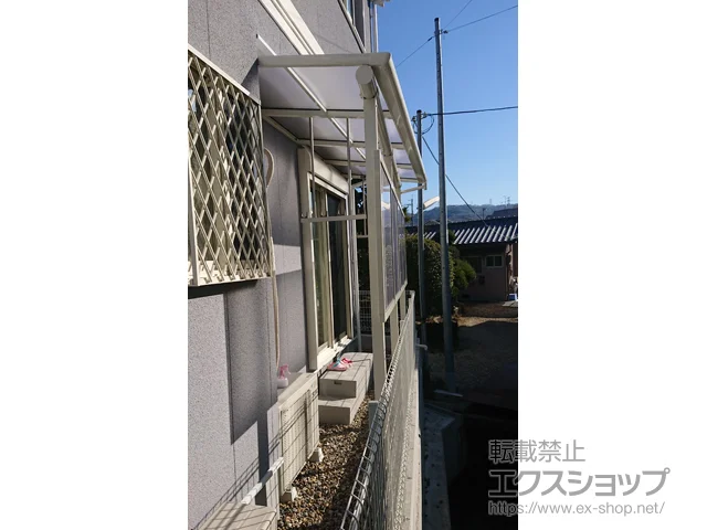 大阪府交野市のYKKAPのテラス屋根 ヴェクターテラス F型 テラスタイプ 単体 積雪～20cm対応 施工例