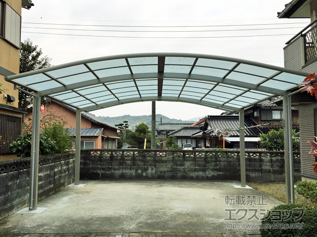 山口県下関市ののカーポート レイナツインポートグラン　積雪〜20cm対応 施工例