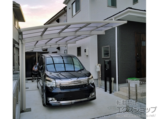 千葉県市川市ののカーポート レイナポートグラン 延長　積雪〜20cm対応 施工例