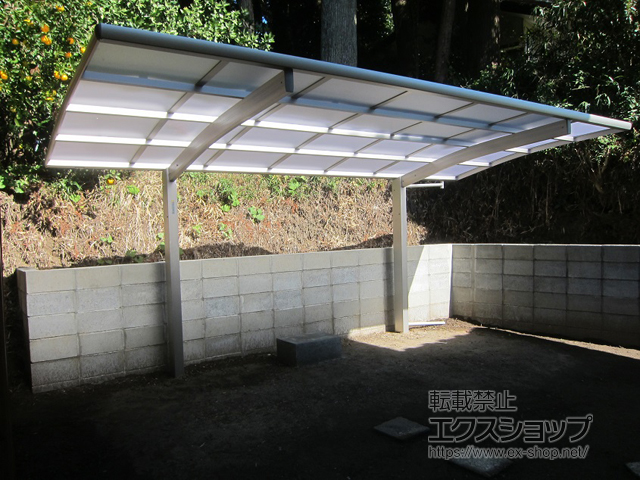 鹿児島県曽於市ののカーポート プレシオスポート 積雪〜20cm対応 施工例