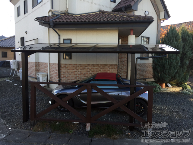 群馬県太田市ののカーポート プレシオスポート 積雪〜20cm対応 施工例