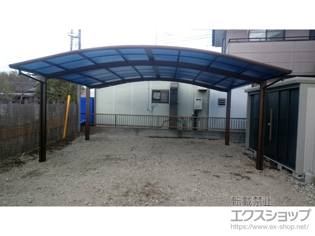 茨城県坂東市ののカーポート レイナツインポートグラン　積雪〜20cm対応 施工例