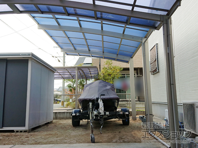 福岡県糟屋郡新宮町ののカーポート レイナポートグラン　積雪〜20cm対応 施工例