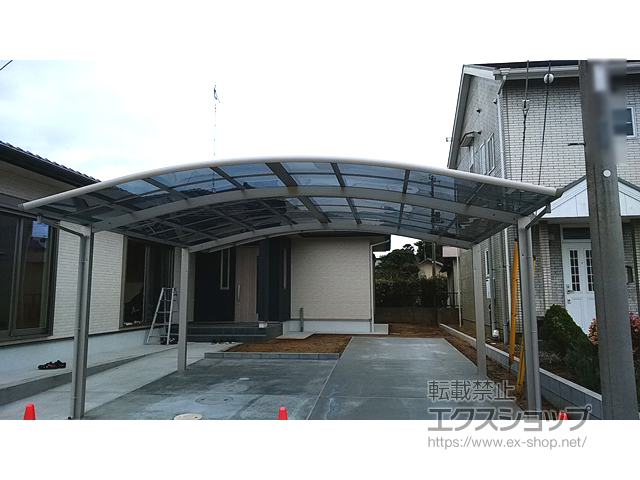 千葉県旭市ののカーポート レイナツインポートグラン　積雪〜20cm対応 施工例