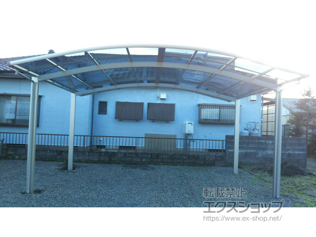 宮崎県都城市ののカーポート レイナツインポートグラン　積雪〜20cm対応 施工例